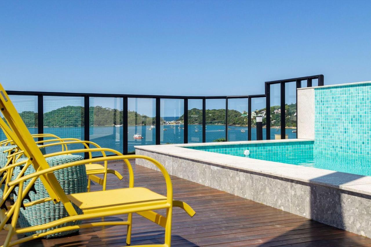 Aion Suites 302 - Lindo Apartamento Com Vista Para O Mar, A 60M Da Praia De Bombinhas, Com Piscina E Academia No Rooftop. Exterior foto